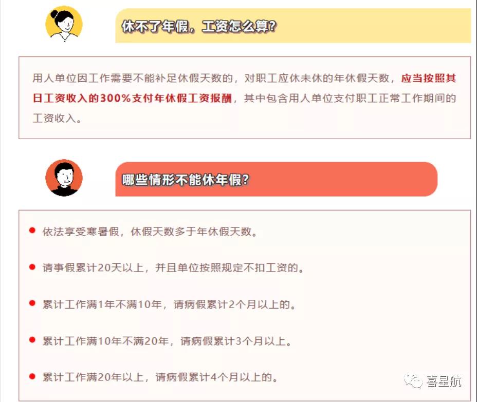 你有多少天年假呢？(圖2)